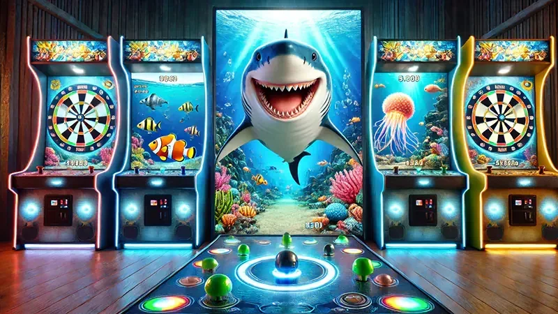 Adegan arcade bawah laut untuk permainan tembak ikan BIWIN